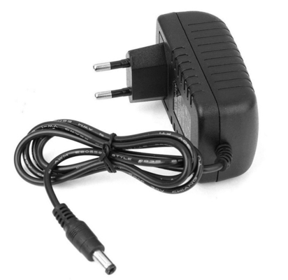 Adaptador de fuente de alimentación de 12VDC 2A para corriente de salida de banda de LED 2000mA 5.5x2.1 conector CC