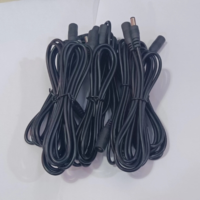 5.5*21dc Jack CCTV Cable DC para suministro de energía C en negro 2m 3m 5m 10m longitud