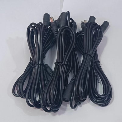 5.5*21dc Jack CCTV Cable DC para suministro de energía C en negro 2m 3m 5m 10m longitud