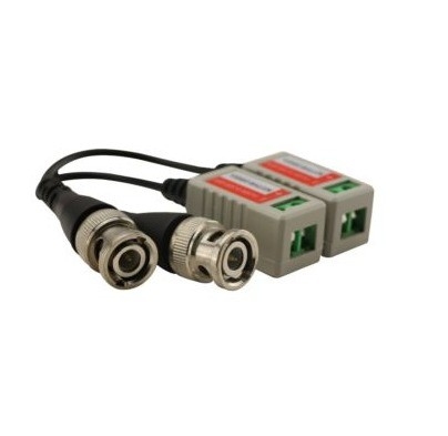 Conector recubierto de PVC con colas por cable CAT5e Cat6 UTP Video Balun System