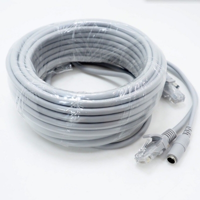 Cable de alimentación de vídeo LAN de red Ethernet Cat5E ampliamente utilizado para cámara IP CCTV