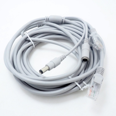 Cable de alimentación de vídeo LAN de red Ethernet Cat5E ampliamente utilizado para cámara IP CCTV