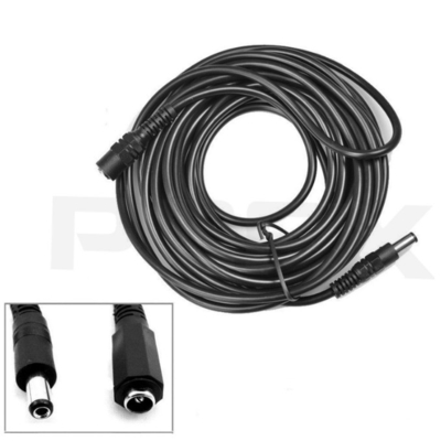 Cable de extensión de corriente continua de 2 V de PVC para cámara de circuito cerrado/LED/DVR/PSU
