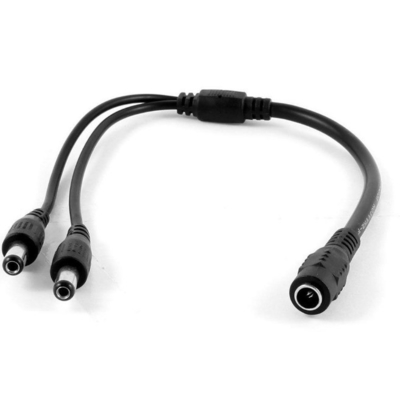 5.5x2.1mm/5.5x2.5mm Conector Cable divisor de energía CC para CCTV de baja y media tensión
