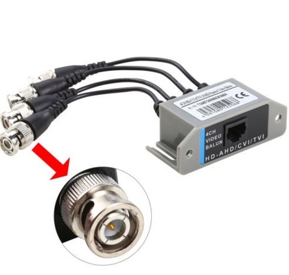 - 4CH HD video pasivo Balun Transceptor BNC a UTP RJ45 CCTV vía pares retorcidos