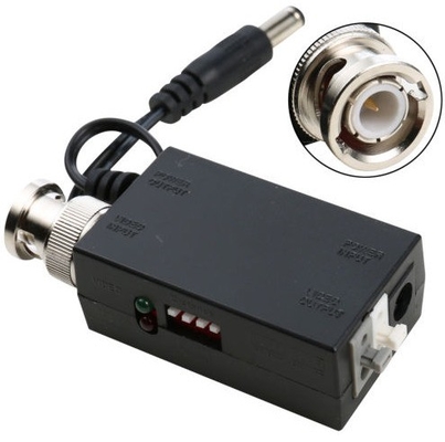 Transmisor de video UTP activo de DC12V 1CH eléctrico Balun BNC Balun Transformadores para sistema de DVR de cámara de circuito cerrado