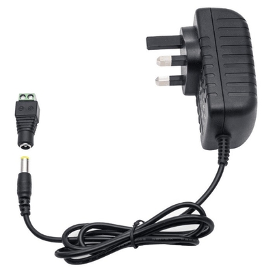 Adaptador de alimentación montado en la pared con filtro de chip IC 100-240V AC 50/60Hz DC 12V 1A 1.5A 2A