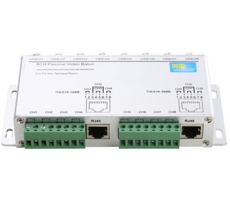 HD CVI AHD TVI Compatible 8CH Transmisor de receptores de video pasivo para cámaras de circuito cerrado