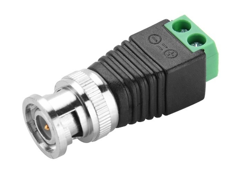 CAT5 a BNC Video coaxial Balun 2.1mm macho Kit de conector de alimentación CC AF como accesorios de CCTV