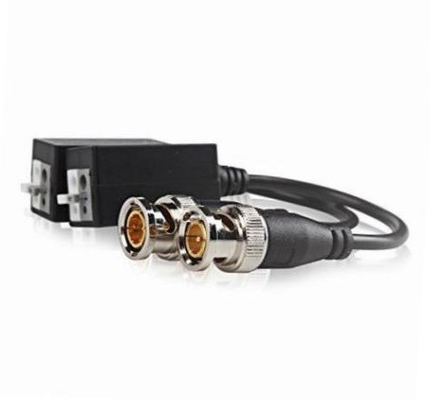 Transmisor de video pasivo de plástico ABS UTP retorcido Balun Transmisor de televisión para el sistema de CCTV