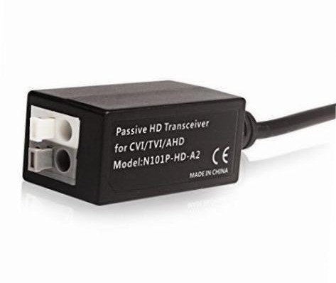 Transmisor de video pasivo de plástico ABS UTP retorcido Balun Transmisor de televisión para el sistema de CCTV
