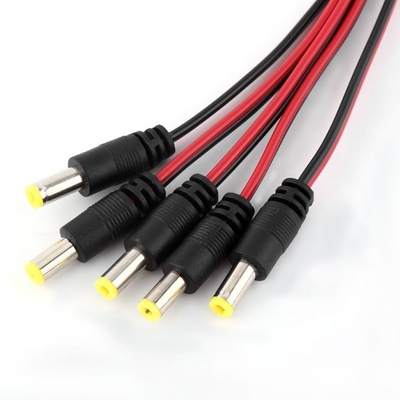 27/30cm longitud de energía continua conector de cable femenino de plomo de cola de cerdo cable de CCTV jack enchufe de cámara
