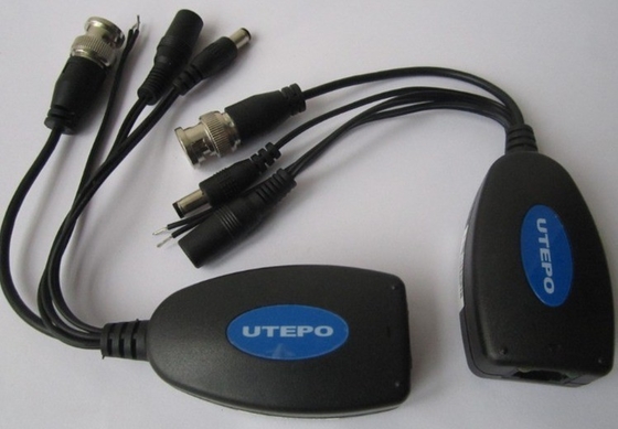 CCTV BNC Video Power Data Balun/ Transceptor Extender a través de la protección contra sobretensiones Cat5e