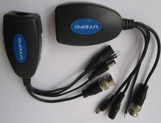 CCTV BNC Video Power Data Balun/ Transceptor Extender a través de la protección contra sobretensiones Cat5e