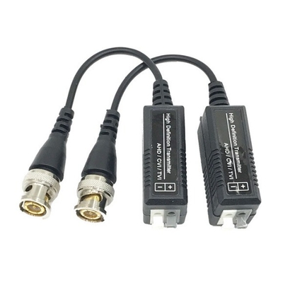 CAT5e CAT6 a la cámara Balck Adaptador de transceptor de vídeo BNC pasivo de un solo canal
