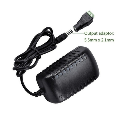 Adaptador de fuente de alimentación 12V/24V DC 2A/1A/3A para 12V 3528/5050 Luz de banda LED 24W Rendimiento