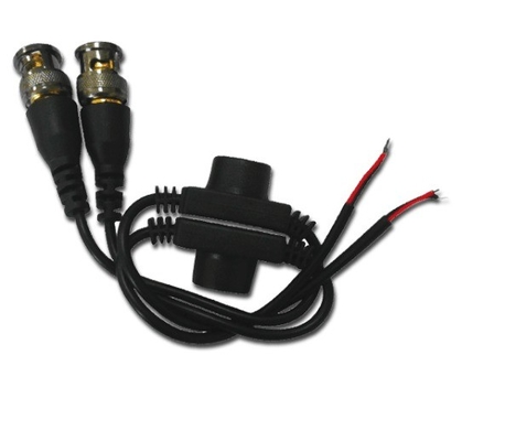 Balck Video pasivo a prueba de agua Balun Convertidor de video Transceptor Twisted para cámaras de circuito cerrado
