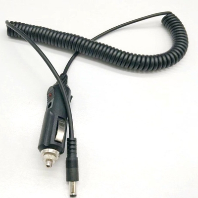 Cable de cargador para automóviles de tipo de extremo masculino para encendedor de cigarrillos de 12v 5.5x2.1 en vehículos