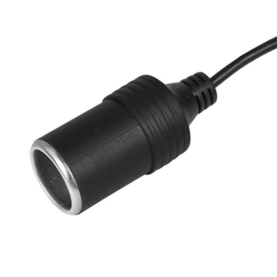 5V a 12V USB auto encendedor de cigarrillos enchufe mujer convertidor adaptador negro diseño de PVC
