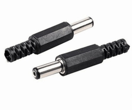 Conector de conector de corriente continua de 5,5x2,1 mm adaptador de soldadura para conector de conexión de corriente continua de tipo