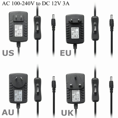 12V 15V 5V 19V 24V Salida Adaptador de alimentación de conmutación AC/DC para productos electrónicos