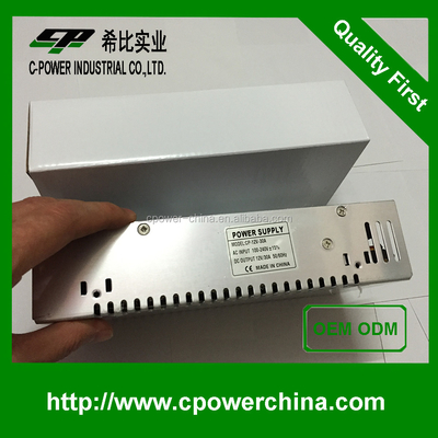 Fuente de alimentación AC de 12V 30A de frecuencia variable S-360-12 para aplicaciones industriales estables
