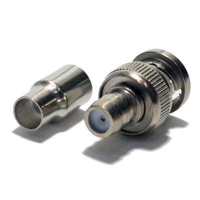 RG59 Cable coaxial CCTV BNC Adaptador de conector masculino para transmisión suave de señal