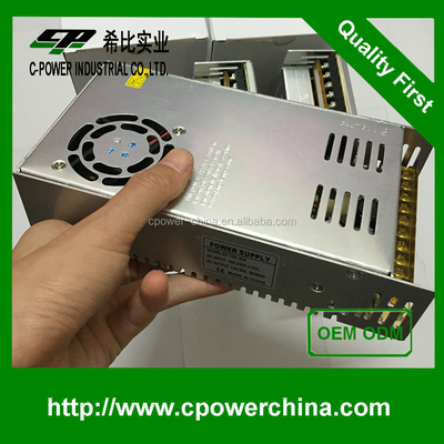 Fuente de alimentación AC de 12V 30A de frecuencia variable S-360-12 para aplicaciones industriales estables