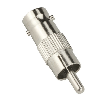 Conector de cable coaxial de RCA masculino a BNC femenino para la instalación de cámaras de circuito cerrado