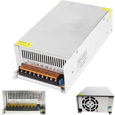 40A Corriente de salida C-Poder 220V Voltado de entrada 12V CC 20A 24V 500W Fuente de alimentación externa