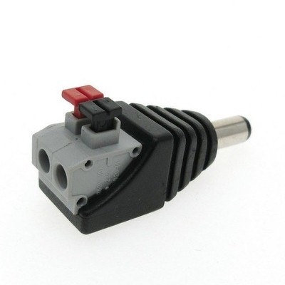Conector de cable rápido sin tornillo con conector de corriente continua de C-Power DC de diseño seguro 5.5x2.1mm