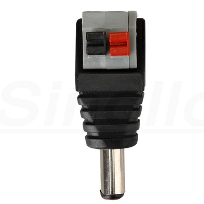 Conector de cable rápido sin tornillo con conector de corriente continua de C-Power DC de diseño seguro 5.5x2.1mm