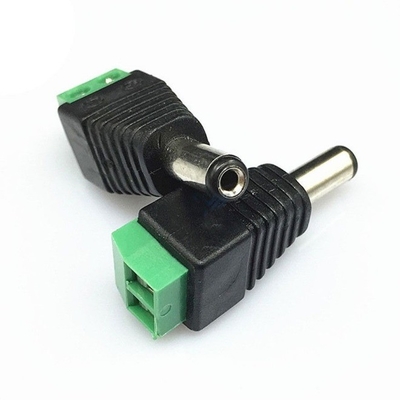 2.1x5.5mm Hombre Mujer Jack de corriente continua Adaptador de conector de conector para cámara hecha de cobre