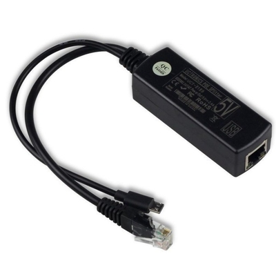Módulo Ethernet ABS de 48V a 5V 2.4A PoE Splitter para energía sin complicaciones en Ethernet