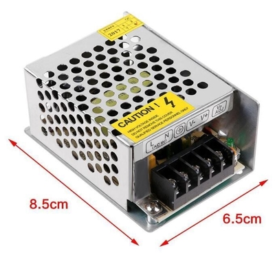 Fuente de alimentación de conmutación compacta de 24W 12V 2A para la frecuencia de salida 50/60Hz Eficiencia 82%