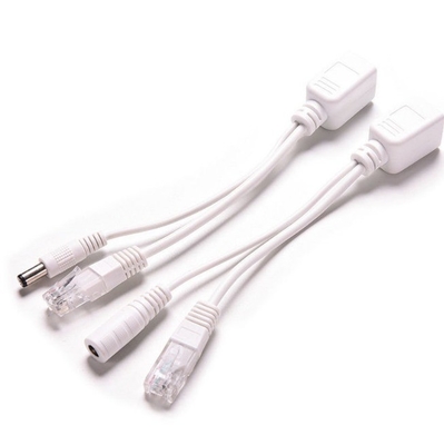Conveniente RJ45 masculino de alimentación en el RJ45 femenino POE inyector y adaptador Kit divisor