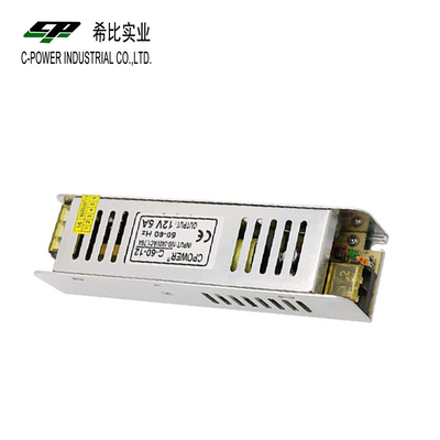 220V Voltado de entrada Fuente de alimentación ligera para sistemas de televisión Luces LED y CCTV Salida de 12V CC