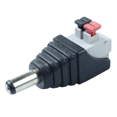 5.5 2.1 mm/2.5 mm Conector de adaptador de corriente continua femenino para material de contacto de latón dorado