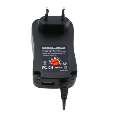100-240V AC 50/60Hz Entrada 3V-12V Adaptador ajustable Transformador de fuente de alimentación universal