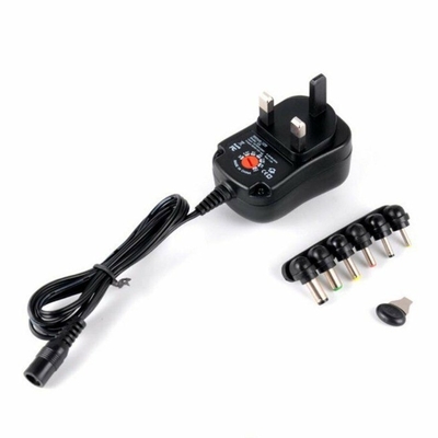 C-Power AC100-240v Universal de salida múltiple 30W 2.1A Adaptador de energía ajustable de 3-12V