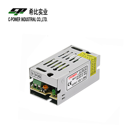 Tensión constante 15w Unidad de suministro de energía de moda 12v Unidad de distribución de energía de corriente continua