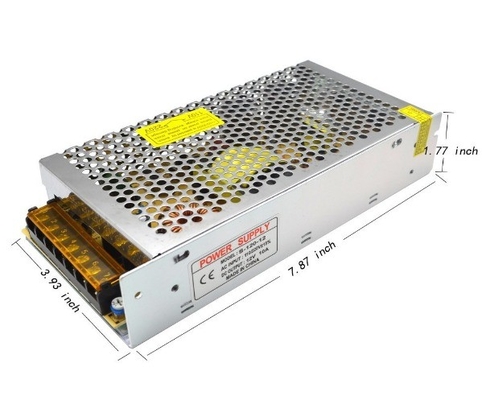 120W DC 12V 10A Fuente de alimentación de interruptor para CCTV o protección LED sobrecarga sobre tensión