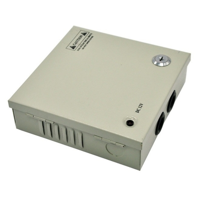 36W 4 puertos DC12V caja de suministro de energía de CCTV distribución para cámaras de CCTV al aire libre PTC fusible