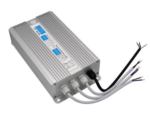 Transformador de conductor LED resistente al agua de plata de 24 V CC IP67 Aprobación CE Fuente de alimentación 250 W