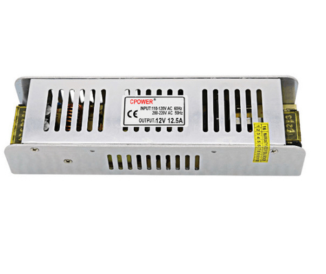 12V 12.5A 150W 120W Fuente de alimentación de conmutación delgada Voltado de entrada 220V Voltado constante