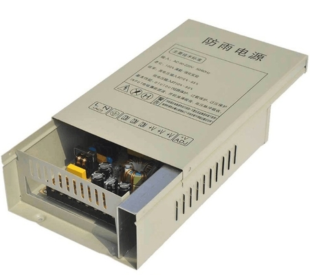 Fuente de alimentación de interruptor IP64 a prueba de lluvia para el exterior para CCTV LED 110V/220V AC 12V 16.5A 200W