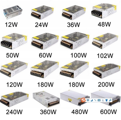 Voltado de entrada 110V C-Power Gran potencia 24V 30A 720W Fuente de alimentación de salida de corriente continua para CCTV LED