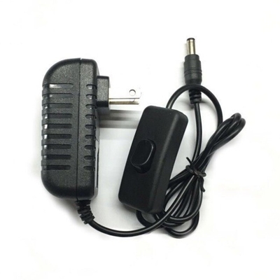 Adaptador de alimentación C-Power AC100-240V DC 12V 1A 2A con interruptor en línea y voltaje constante