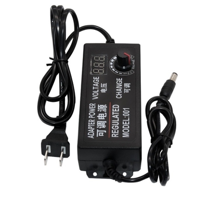 Adaptador ajustable C-Power 3-12V 5A 60W con cable de corriente continua opcional de 1.2M y diseño de enchufe