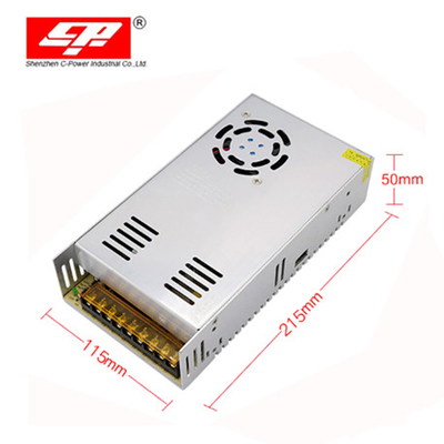 Fuente de alimentación de conmutación de 360W 36V 10A CA a CC para sistemas de automatización industrial de plata